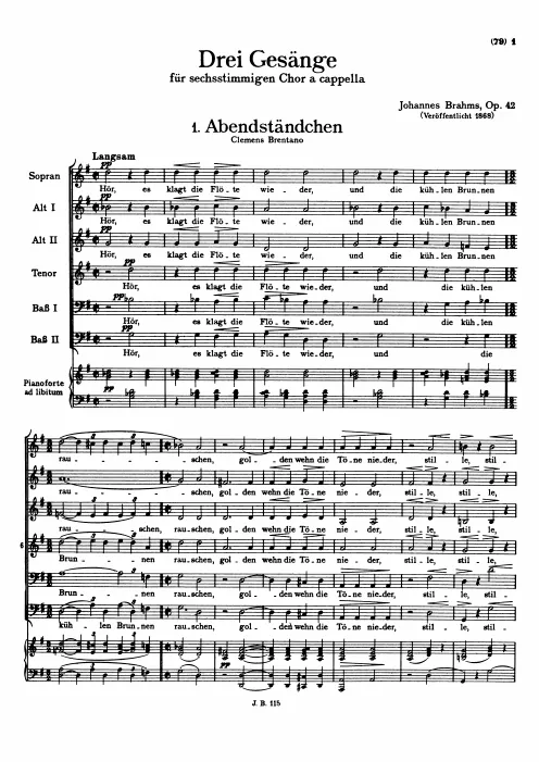 First page of 3 Songs