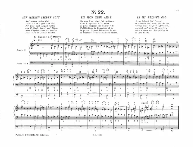 First page of Auf meinen lieben Gott
