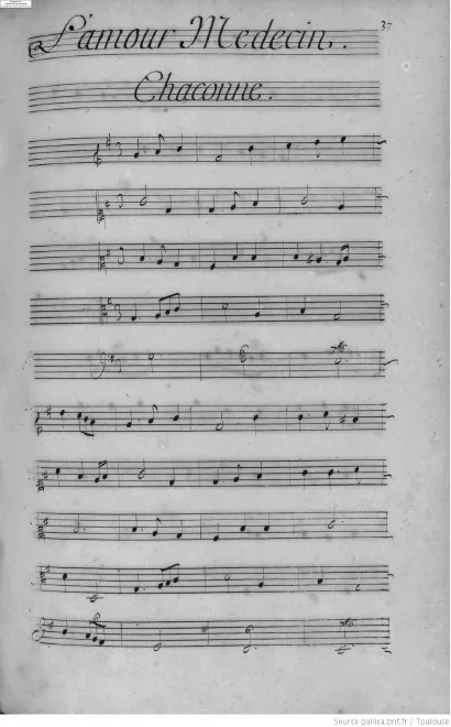 First page of L'amour médecin
