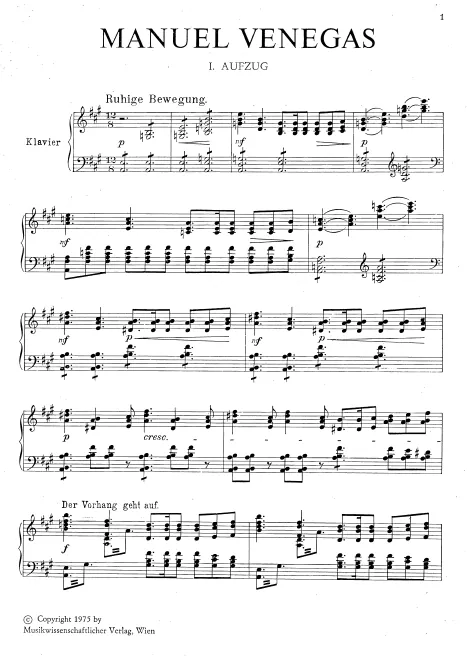 First page of Manuel Venegas