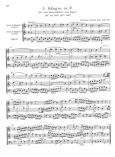 First page of Adagio