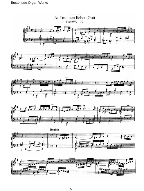 First page of Auf meinen lieben Gott