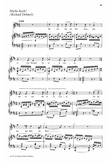 First page of Nicht doch!