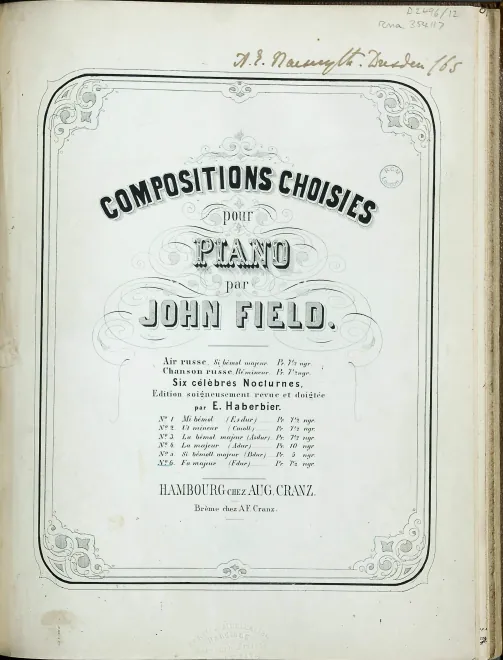 First page of Nocturne in F major