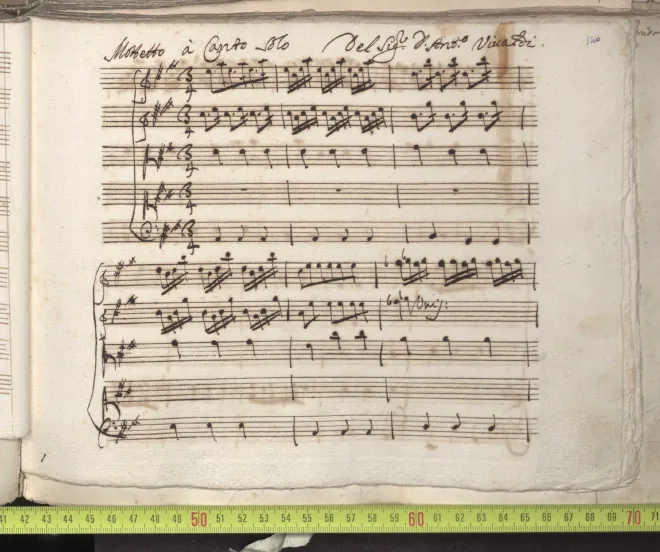 First page of Canta in prato