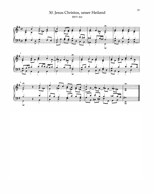 First page of Jesus Christus, unser Heiland