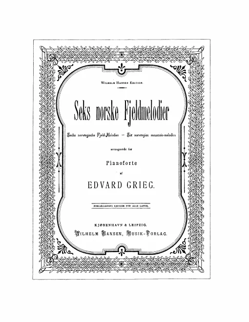 First page of Norwegian Melodies