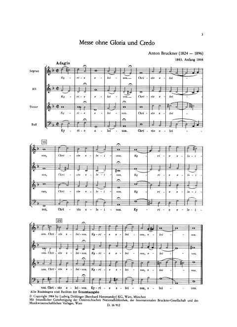First page of Kronstorfer Messe