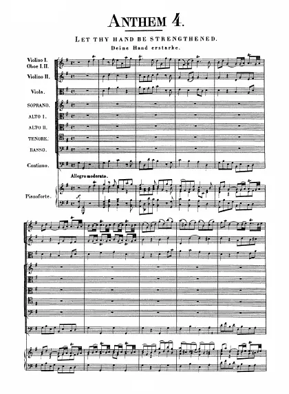 First page of Let Thy Hand Be Strengthened