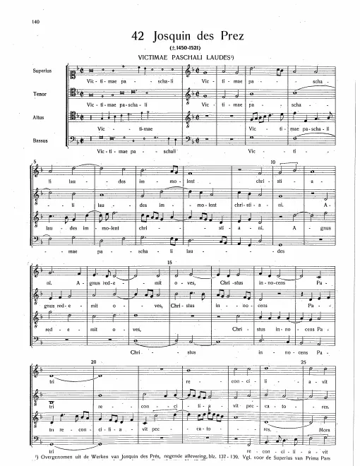 First page of Victimae paschali laudes