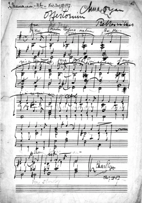 First page of 3 Motets
