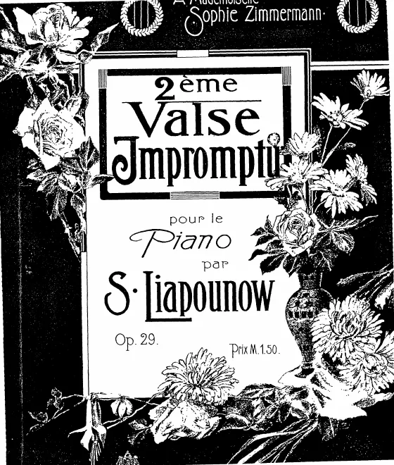 First page of Valse-Impromptu No.2