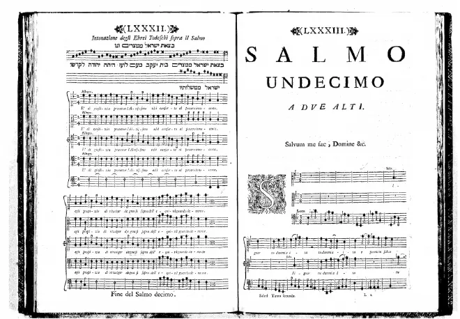 First page of Signor tu dammi aita e ponmi in salvo
