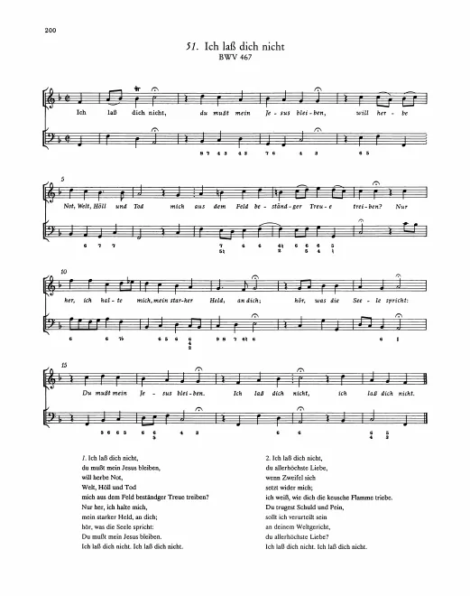 First page of Ich laß dich nicht
