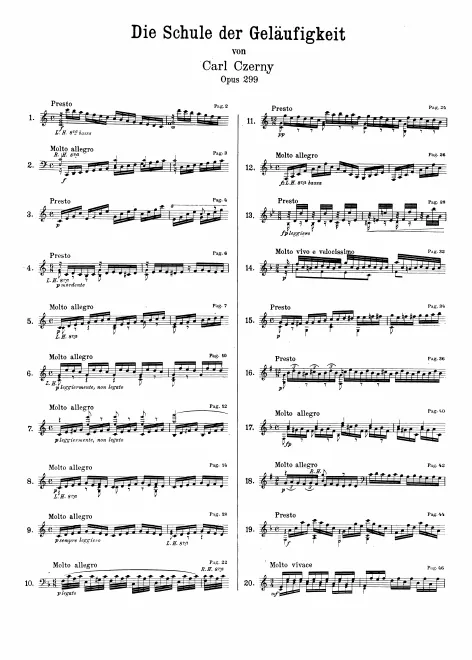 First page of The School of Velocity