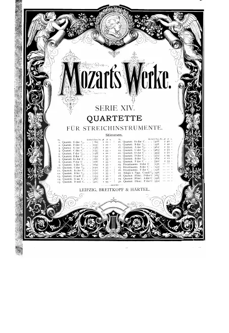 First page of String Quartet No.3