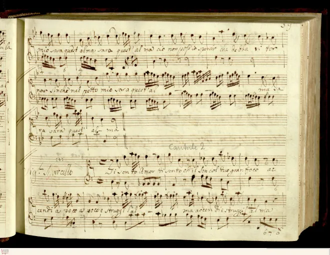 First page of Ti sento amor, ti sento