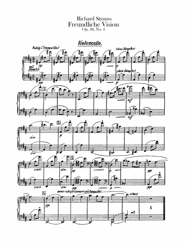 First page of 5 Lieder nach Gedichten von Otto Julius Bierbaum und Karl Henckell