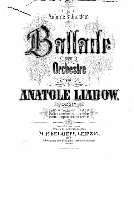 First page of From Bygone Days