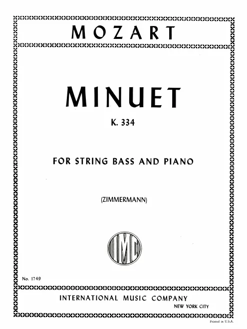 First page of Divertimento