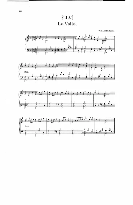 First page of La Volta