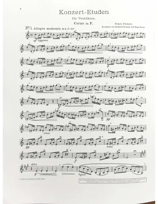First page of 17 Konzert-Etüden