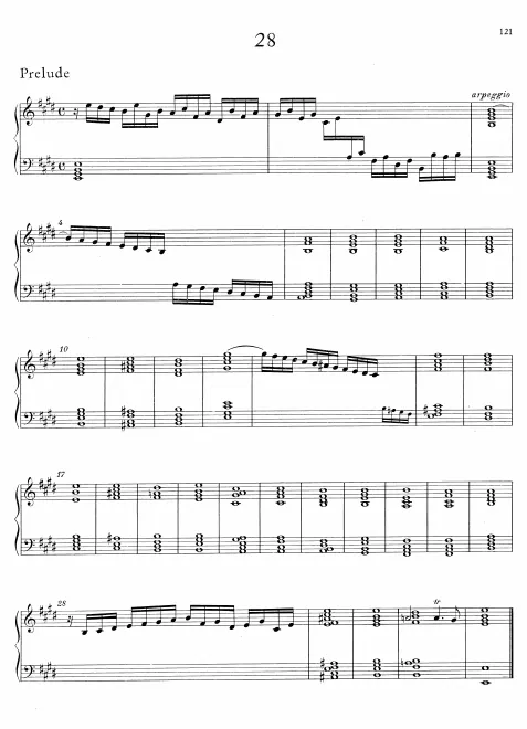 First page of Prelude, HWV 566