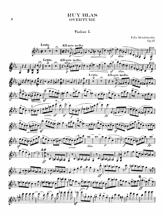 First page of Ruy Blas