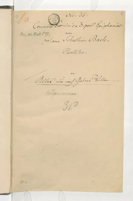 First page of Alles nur nach Gottes Willen