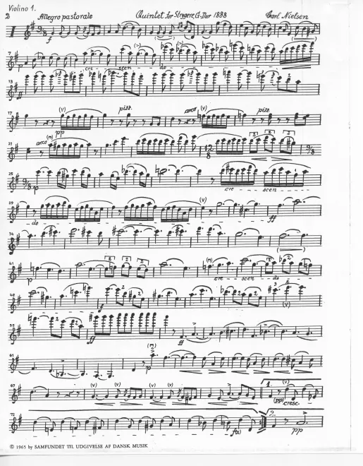 First page of String Quintet in G major