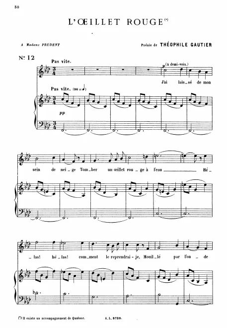 First page of L'œillet rouge