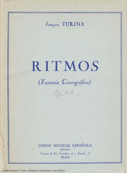 First page of Ritmos