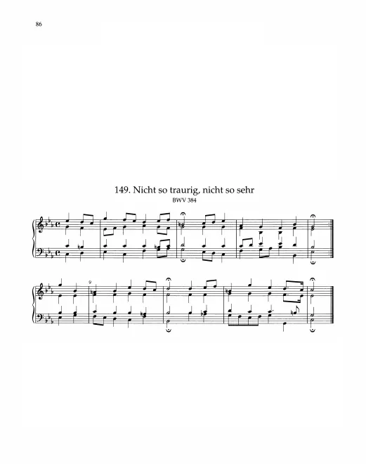 First page of Nicht so traurig, nicht so sehr