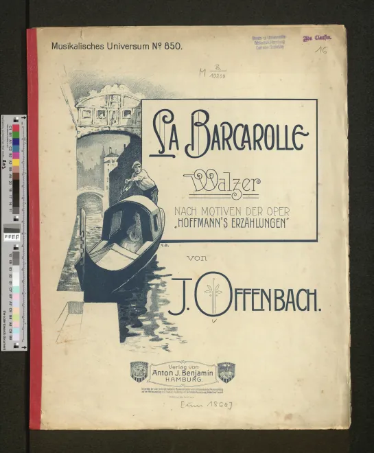 First page of Les contes d'Hoffmann