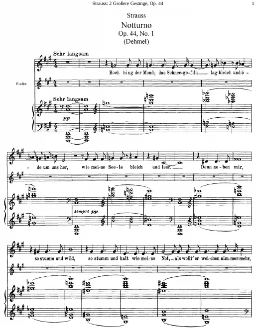 First page of 2 Großere Gesänge