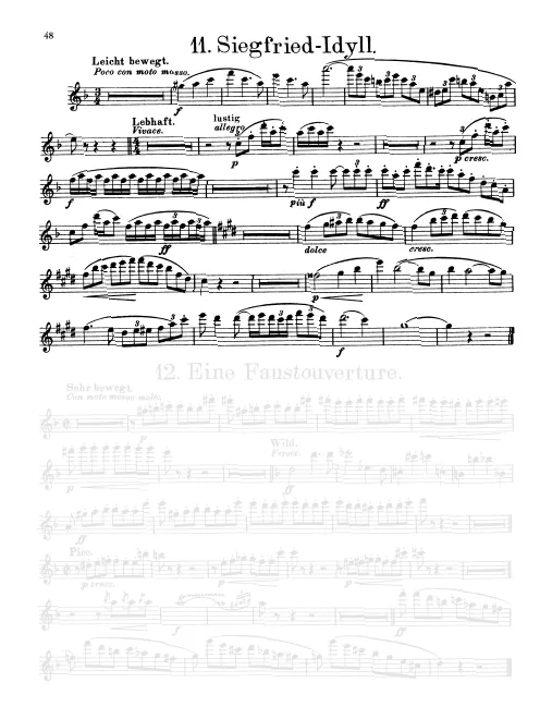 First page of Siegfried Idyll
