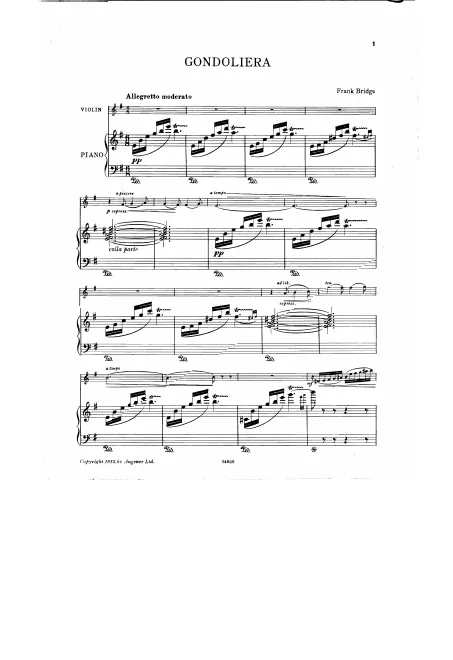 First page of Gondoliera