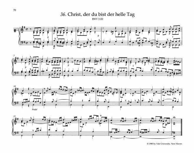 First page of Christ, der du bist der helle Tag