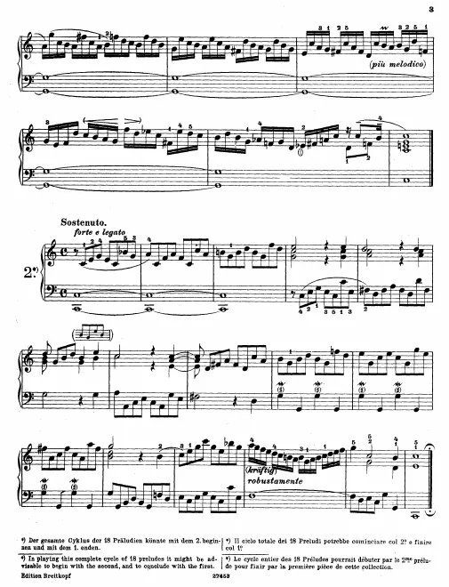 First page of 5 Kleine Präludien