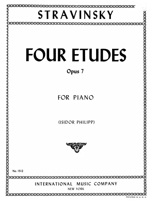 First page of 4 Etudes