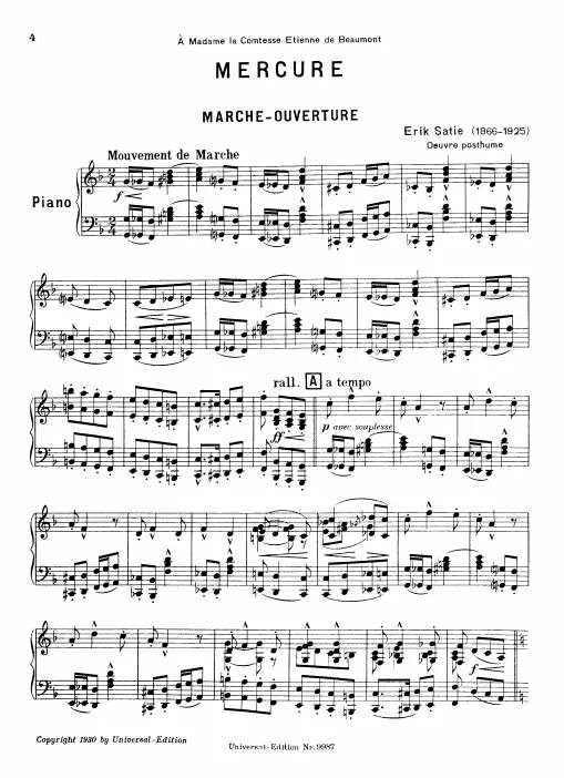 First page of Mercure