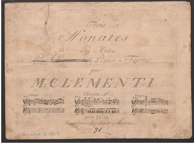 First page of 3 Piano Duets