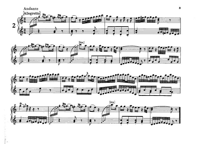 First page of Flötenuhr in C major, Hob.XIX:10