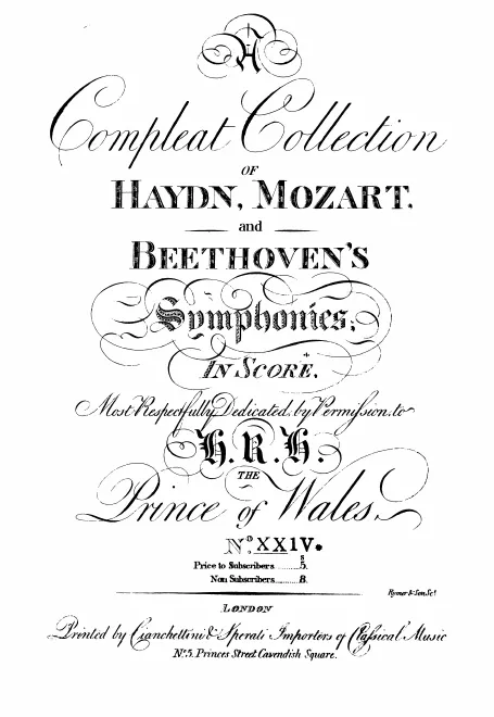 First page of Symphony No.75 in D major