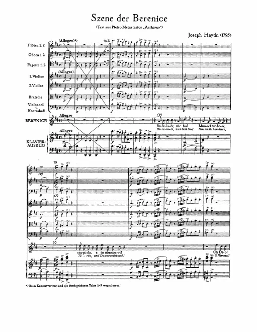 First page of Berenice, che fai