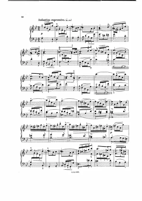 First page of Sinfonia in G minor