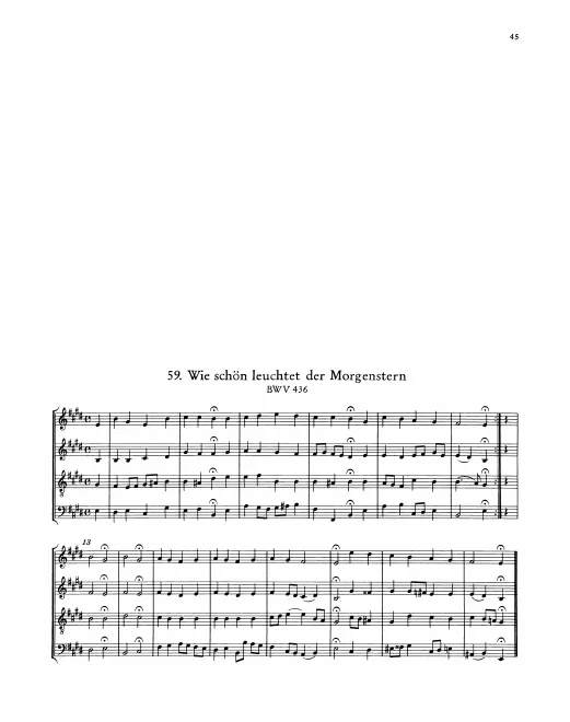 First page of Wie schön leuchtet der Morgenstern