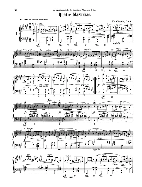 First page of Mazurkas