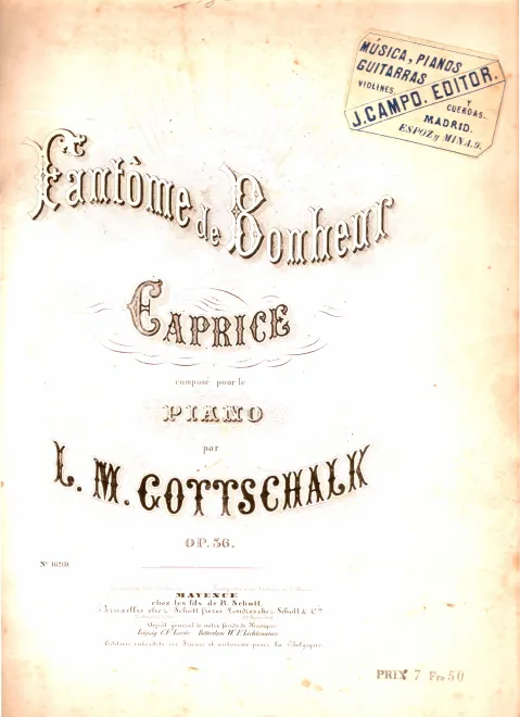 First page of Fantôme de bonheur