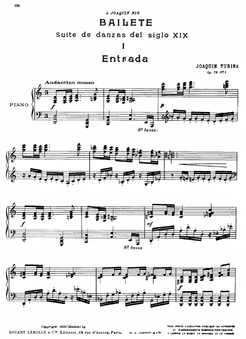 First page of Bailete